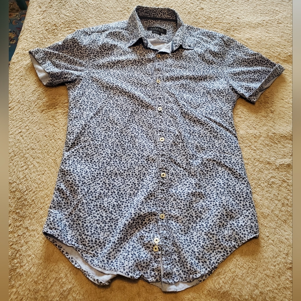 Zara floral button down
